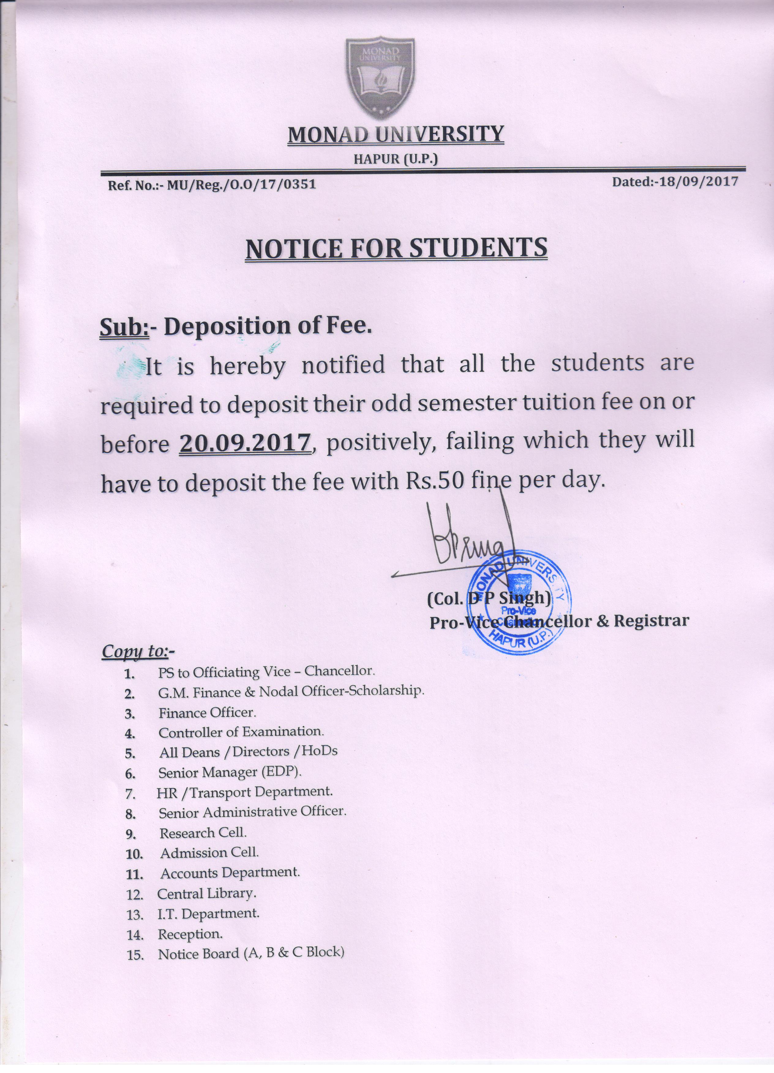 Monad University Hapur