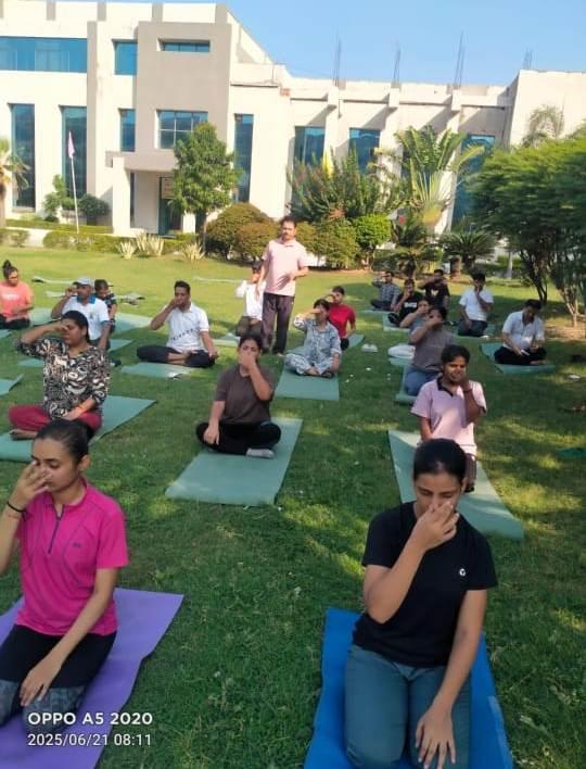Celebration of 11th international yoga day on 21st June, 2025 | Monad ...
