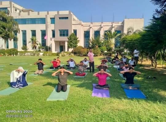 Celebration of 11th international yoga day on 21st June, 2025 | Monad ...